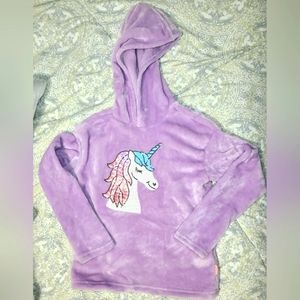 BCBG Plush Unicorn Hoodie Size 10/12